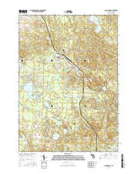 Lake George Michigan Current topographic map, 1:24000 scale, 7.5 X 7.5 Minute, Year 2016