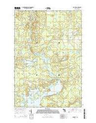 Lake Mary Michigan Historical topographic map, 1:24000 scale, 7.5 X 7.5 Minute, Year 2014