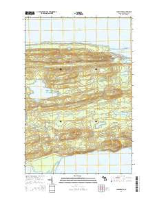 Lake Medora Michigan Historical topographic map, 1:24000 scale, 7.5 X 7.5 Minute, Year 2014