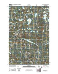 Lake Mitigwaki Michigan Historical topographic map, 1:24000 scale, 7.5 X 7.5 Minute, Year 2011
