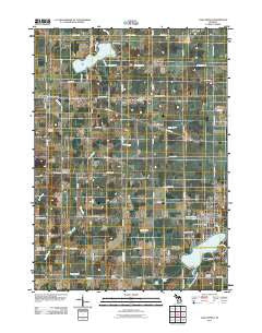 Lake Odessa Michigan Historical topographic map, 1:24000 scale, 7.5 X 7.5 Minute, Year 2011