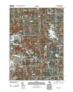 Lake Orion Michigan Historical topographic map, 1:24000 scale, 7.5 X 7.5 Minute, Year 2011