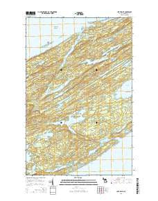 Lake Richie Michigan Historical topographic map, 1:24000 scale, 7.5 X 7.5 Minute, Year 2014