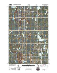 Lake Stella Michigan Historical topographic map, 1:24000 scale, 7.5 X 7.5 Minute, Year 2011