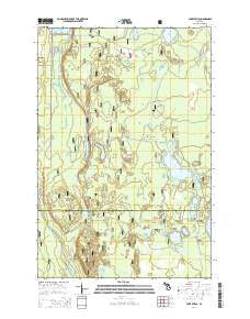 Lake Stella Michigan Historical topographic map, 1:24000 scale, 7.5 X 7.5 Minute, Year 2014
