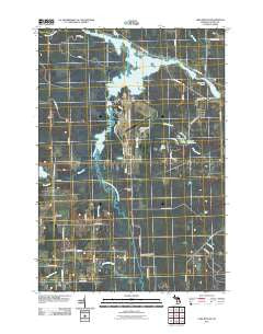 Lake Winyah Michigan Historical topographic map, 1:24000 scale, 7.5 X 7.5 Minute, Year 2011