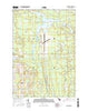 Lake Winyah Michigan Current topographic map, 1:24000 scale, 7.5 X 7.5 Minute, Year 2016