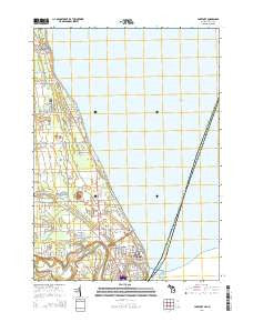 Lakeport Michigan Historical topographic map, 1:24000 scale, 7.5 X 7.5 Minute, Year 2014