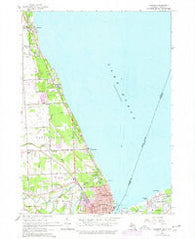 Lakeport Michigan Historical topographic map, 1:24000 scale, 7.5 X 7.5 Minute, Year 1961