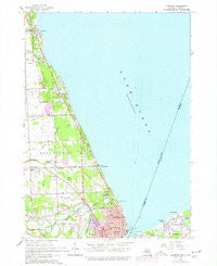 Lakeport Michigan Historical topographic map, 1:24000 scale, 7.5 X 7.5 Minute, Year 1961