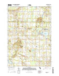 Lakeview Michigan Historical topographic map, 1:24000 scale, 7.5 X 7.5 Minute, Year 2014