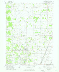 Lambertville East Michigan Historical topographic map, 1:24000 scale, 7.5 X 7.5 Minute, Year 1972