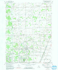 Lambertville East Michigan Historical topographic map, 1:24000 scale, 7.5 X 7.5 Minute, Year 1972