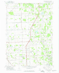 Lambertville West Michigan Historical topographic map, 1:24000 scale, 7.5 X 7.5 Minute, Year 1972