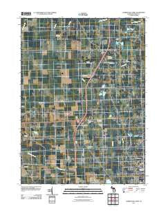 Lambertville West Michigan Historical topographic map, 1:24000 scale, 7.5 X 7.5 Minute, Year 2011