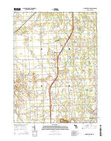 Lambertville West Michigan Historical topographic map, 1:24000 scale, 7.5 X 7.5 Minute, Year 2014