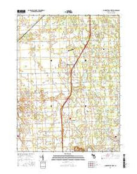 Lambertville West Michigan Current topographic map, 1:24000 scale, 7.5 X 7.5 Minute, Year 2016