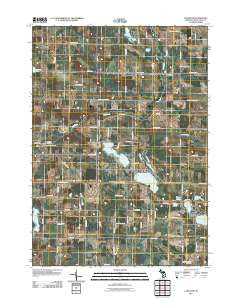 Langston Michigan Historical topographic map, 1:24000 scale, 7.5 X 7.5 Minute, Year 2011