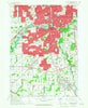 Lansing South Michigan Historical topographic map, 1:24000 scale, 7.5 X 7.5 Minute, Year 1965