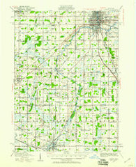 Lansing Michigan Historical topographic map, 1:62500 scale, 15 X 15 Minute, Year 1910