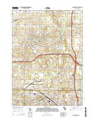 Lansing North Michigan Historical topographic map, 1:24000 scale, 7.5 X 7.5 Minute, Year 2014