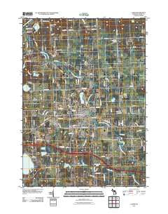 Lapeer Michigan Historical topographic map, 1:24000 scale, 7.5 X 7.5 Minute, Year 2011