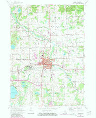 Lapeer Michigan Historical topographic map, 1:24000 scale, 7.5 X 7.5 Minute, Year 1963
