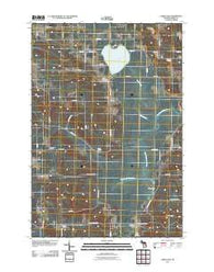 Larks Lake Michigan Historical topographic map, 1:24000 scale, 7.5 X 7.5 Minute, Year 2011