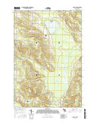 Larks Lake Michigan Current topographic map, 1:24000 scale, 7.5 X 7.5 Minute, Year 2017