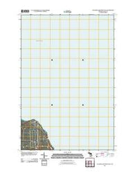 Laughing Fish Point OE E Michigan Historical topographic map, 1:24000 scale, 7.5 X 7.5 Minute, Year 2011