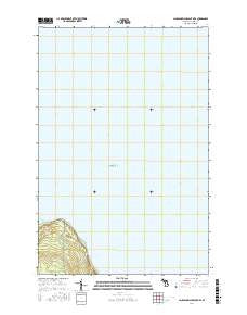 Laughing Fish Point OE E Michigan Current topographic map, 1:24000 scale, 7.5 X 7.5 Minute, Year 2017