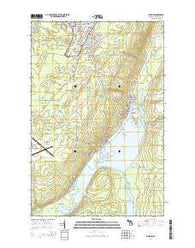 Laurium Michigan Historical topographic map, 1:24000 scale, 7.5 X 7.5 Minute, Year 2014