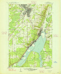 Laurium Michigan Historical topographic map, 1:24000 scale, 7.5 X 7.5 Minute, Year 1948