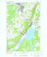 Laurium Michigan Historical topographic map, 1:24000 scale, 7.5 X 7.5 Minute, Year 1946