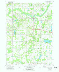 Lawrence Michigan Historical topographic map, 1:24000 scale, 7.5 X 7.5 Minute, Year 1981