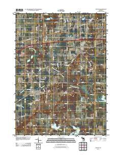 Lawton Michigan Historical topographic map, 1:24000 scale, 7.5 X 7.5 Minute, Year 2011
