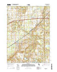 Lawton Michigan Historical topographic map, 1:24000 scale, 7.5 X 7.5 Minute, Year 2014