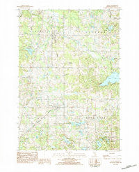 Le Roy Michigan Historical topographic map, 1:25000 scale, 7.5 X 7.5 Minute, Year 1983