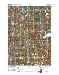 Le Roy Michigan Historical topographic map, 1:24000 scale, 7.5 X 7.5 Minute, Year 2011