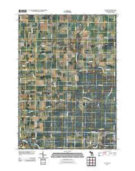 Leaton Michigan Historical topographic map, 1:24000 scale, 7.5 X 7.5 Minute, Year 2011