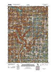 Leetsville Michigan Historical topographic map, 1:24000 scale, 7.5 X 7.5 Minute, Year 2011