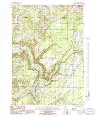Leetsville Michigan Historical topographic map, 1:24000 scale, 7.5 X 7.5 Minute, Year 1985