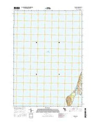 Leland Michigan Current topographic map, 1:24000 scale, 7.5 X 7.5 Minute, Year 2016