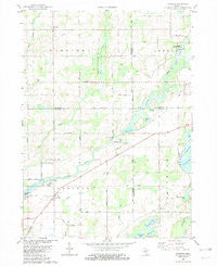 Leonidas Michigan Historical topographic map, 1:24000 scale, 7.5 X 7.5 Minute, Year 1982
