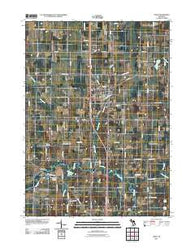 Leslie Michigan Historical topographic map, 1:24000 scale, 7.5 X 7.5 Minute, Year 2011