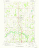 Leslie Michigan Historical topographic map, 1:24000 scale, 7.5 X 7.5 Minute, Year 1970