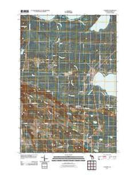 Levering Michigan Historical topographic map, 1:24000 scale, 7.5 X 7.5 Minute, Year 2011