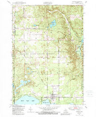 Lewiston Michigan Historical topographic map, 1:24000 scale, 7.5 X 7.5 Minute, Year 1950