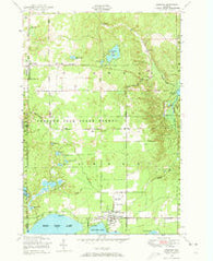 Lewiston Michigan Historical topographic map, 1:24000 scale, 7.5 X 7.5 Minute, Year 1950