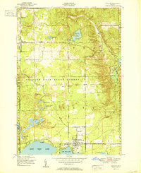 Lewiston Michigan Historical topographic map, 1:24000 scale, 7.5 X 7.5 Minute, Year 1951